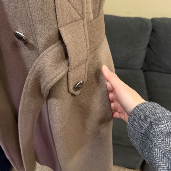 Tahari Mink Double Breasted Peacoat - Picture 7 of 16